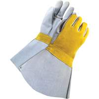 Lined Welder with 5" Cuff, Split Cowhide, Size One Size Oxymax Inc