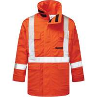 Avenger 9 oz High-Visibility Insulated Parka, Style 515, Men's, X-Small, Orange Oxymax Inc