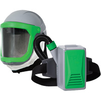 Syst&egrave;me de protection respiratoire &agrave; &eacute;puration dair motoris&eacute;e (PAPR) Z-Link de RPB Safety, Respirateur &agrave; masque, Pile Lithium-ion Oxymax Inc