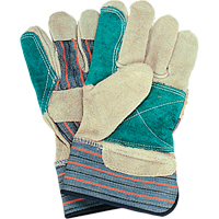 Double-Palm Fitters Gloves, Large, Split Cowhide Palm, Cotton Inner Lining Oxymax Inc