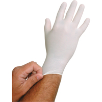 BioTek&reg; Disposable Gloves, Small, Latex, 6-mil, Powdered, White Oxymax Inc