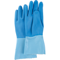 Blue-Grip Heavyweight Gloves, Size 6/Small, 12" L, Rubber Latex, Interlock Inner Lining, 45-mil Oxymax Inc