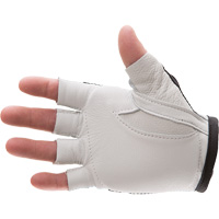 Anti-Impact Left-Hand Glove, X-Small, Goatskin/Split Leather Palm, Hook & Loop Cuff Oxymax Inc