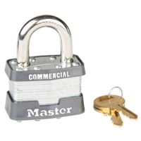 Pin Tumbler Padlock, Keyed Alike, Laminated Steel, 1-3/4" Width Oxymax Inc