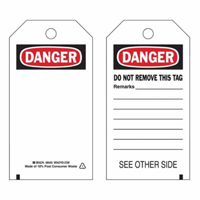 &eacute;tiquettes de s&eacute;curit&eacute; auto-plastifiantes, Polyester, 3" la x 5-3/4" h, Anglais Oxymax Inc