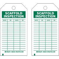 &eacute;tiquettes de rapport d'inspection, Polyester, 4" la x 7" h, Anglais Oxymax Inc