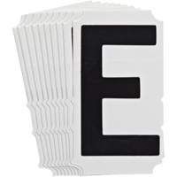 Quick-Align<sup>®</sup> Individual Gothic Number and Letter Labels, E, 4" H, Black SZ993 | Oxymax Inc