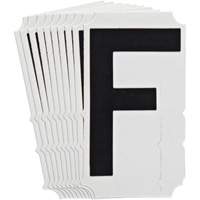 Quick-Align<sup>®</sup> Individual Gothic Number and Letter Labels, F, 4" H, Black SZ994 | Oxymax Inc