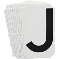 Quick-Align<sup>®</sup>Individual Gothic Number and Letter Labels, J, 4" H, Black SZ998 | Oxymax Inc