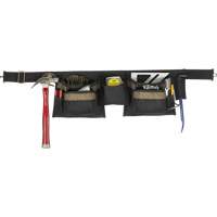 Deluxe Tool Belt Combo, Polyester, Black Oxymax Inc