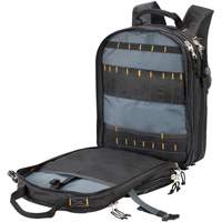 75-Pocket Tool Backpacks, 13" L x 17-1/2" W, Black, Nylon Oxymax Inc