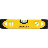 Shock-Resistant Torpedo Level, 9" L, Aluminum, 3 Vials, Magnetic Oxymax Inc