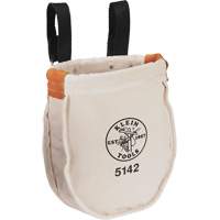 Utility tool Bag with Loop Connection, Canvas, 1 Pockets, Beige/Black Oxymax Inc