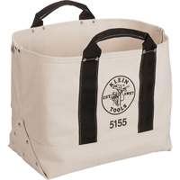 Heavy-Duty 17" Tool Bag, Canvas, 1 Pockets, Beige/Black Oxymax Inc