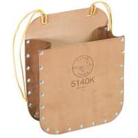 Tool Bag with Strap, Leather, 1 Pockets, Brown Oxymax Inc