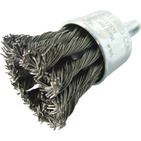 Knotted Wire End Brushes, 1" Dia., 0.020" Wire Dia., 1/4" Shank Oxymax Inc