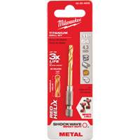 Foret Shockwave, 11/64", Titane, Cannelure 1-3/32", Pointe de 135° Oxymax Inc