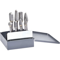Double Cut Carbide Burr Set, 8 Pieces Oxymax Inc