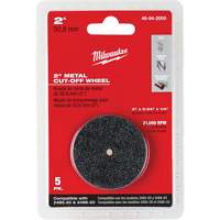 M12 Fuel Right Angle Die Grinder Cut-Off Wheels, 2" x 0.04", 1/4" Arbor, Type 1, Aluminum Oxide, 21000 RPM Oxymax Inc