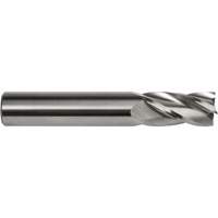 Fraise embout S134, 1/8" dia., 1-1/2" lo, 4 cannelures, 1/8" tige, Carbure Oxymax Inc