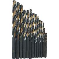 Jobber Length Drill Bit Set, 29 Pieces, High Speed Steel Oxymax Inc