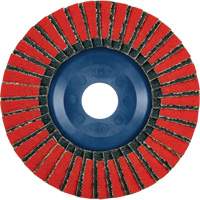 Disque &agrave; lamelles Twin Flap, 4-1/2" x 7/8", Type 27, Grain 40, C&eacute;ramique/Alumine de zirconium Oxymax Inc