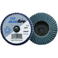 BlueFire&reg; R884P Mini Flap Disc, 2" x Type 27, 40 Grit, Zirconia Alumina Oxymax Inc