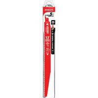Lame de scie alternative tout usage, Bim&eacute;tal, 8-14 Dents par pouce, 12" lo x 1" la Oxymax Inc