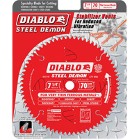 Lame de scie &agrave; d&eacute;couper Steel Demon, 7-1/4", 70 dents, Pour M&eacute;tal Oxymax Inc