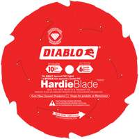 Lame de scie &agrave; d&eacute;couper HardieBlade, 10", 6 dents, Pour B&eacute;ton de fibre Oxymax Inc