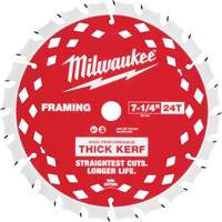 Thick Kerf Framing Circular Saw Blade, 7-1/4", 24 Teeth, Wood Use Oxymax Inc