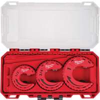 3-Piece Close Quarters Tubing Cutter Set, 1/2"/3/4"/1" Capacity Oxymax Inc