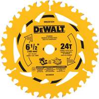 Carbide-Tipped Framing Circular Saw Blade, 6-1/2", 24 Teeth, Wood Use Oxymax Inc