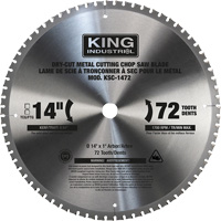 Chop Saw Blade, 14", 72 Teeth, Metal Use Oxymax Inc