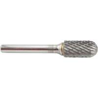 Fraise en carbure cylindrique &agrave; coupe agressive &agrave; extr&eacute;mit&eacute; arrondie, SC-5, 1/2" dia., 1" profondeur de la coupe Oxymax Inc