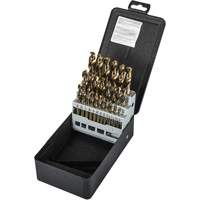 Heavy-duty Screw Machine Drill Bit Set, 29 Pieces, High Speed Cobalt Oxymax Inc
