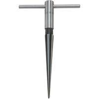 Al&eacute;soir avec manche en T, #130, Cannelure Droit, Acier, Tige Conique Oxymax Inc