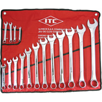 ICW-16 Professional Raised Panel Wrench Set, Combination, 16 Pieces, Imperial Oxymax Inc