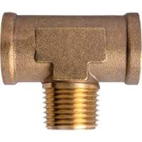 Branch Tees Extruded Male On Branch, Brass, 1/2" Oxymax Inc