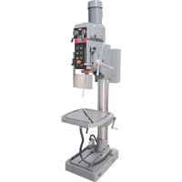 Perceuses &agrave; colonne &agrave; vitesse variable avec t&ecirc;te &agrave; engrenages, 5/8" Mandrin, 2 Vitesse(s), 22" la x 22" lo, #4 Morse Oxymax Inc