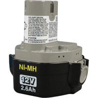 Pod-Style Battery, Ni-MH, 12 V, 2.6 A Oxymax Inc