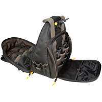 Sacs &agrave; dos pour outils Techgear &agrave; 53 pochettes, 16" lo x 13-1/4" la, Noir, Polyester Oxymax Inc