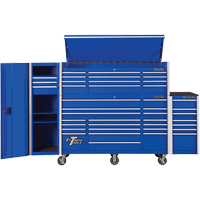 RX Series Side Cabinet, 3 Drawers, 19" W x 25" D x 61" H, Blue Oxymax Inc