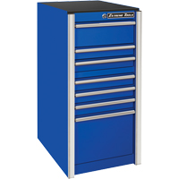 RX Series Side Cabinet, 7 Drawers, 19" W x 25" D x 39-1/4" H, Blue TEQ496 | Oxymax Inc