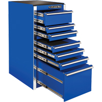RX Series Side Cabinet, 7 Drawers, 19" W x 25" D x 39-1/4" H, Blue TEQ496 | Oxymax Inc