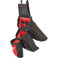 Contractor Work Belt With  Suspension Rig, Nylon, Black Oxymax Inc