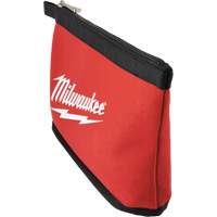 Zipper Pouch, Canvas, 1 Pockets, Black/Red Oxymax Inc