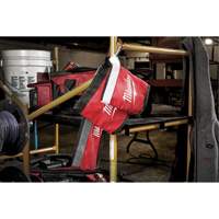 Multi-Size Zipper Pouches - Set of 3, Canvas, 3 Pockets, Black/Red Oxymax Inc
