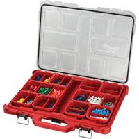 Packout Low-Profile Organizer, 19-3/4" x 16-2/5" x 2-1/2", Black/Red Oxymax Inc