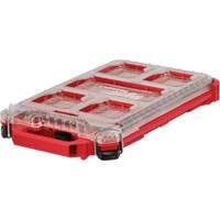 Packout Compact Low-Profile Organizer, 16-2/5" x 9-3/4" x 2-1/2", Black/Red Oxymax Inc